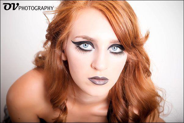 Female model photo shoot of Sidney Makeup and Hair in Oscar Vasquez studio