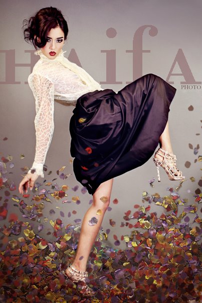 Female model photo shoot of Haifa Photo