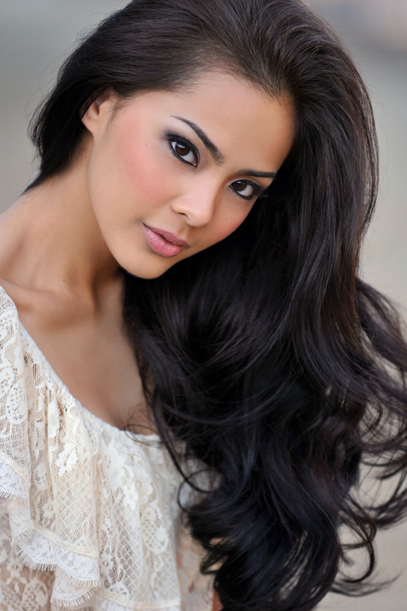 Female model photo shoot of Loren Burgos by Ryan Astamendi, makeup by evemakeup