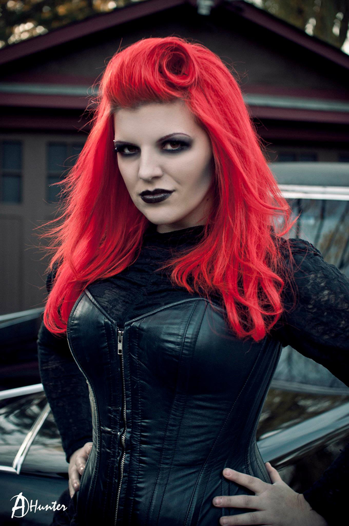 Female model photo shoot of Stef von Riot by Andrea Hunter in Niagara Falls