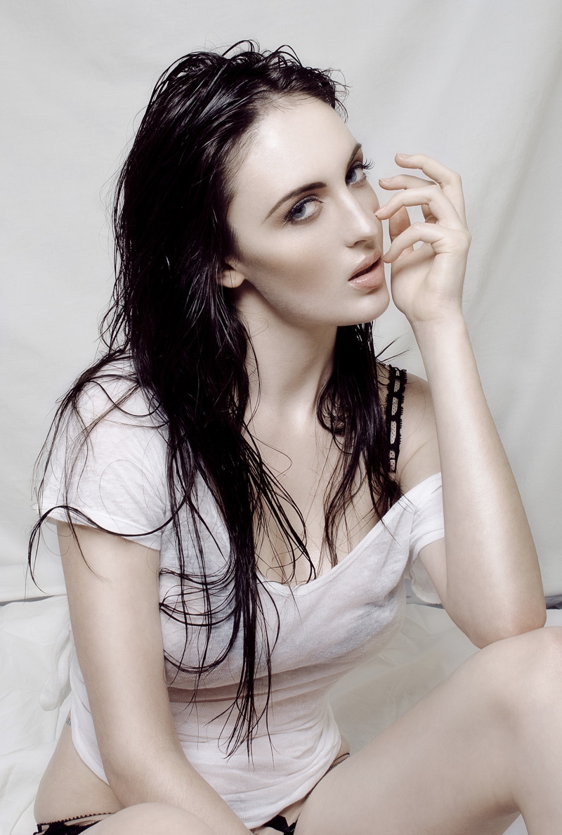 Female model photo shoot of Cara hair and make up 