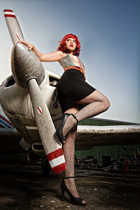 Female model photo shoot of Paige Battleship