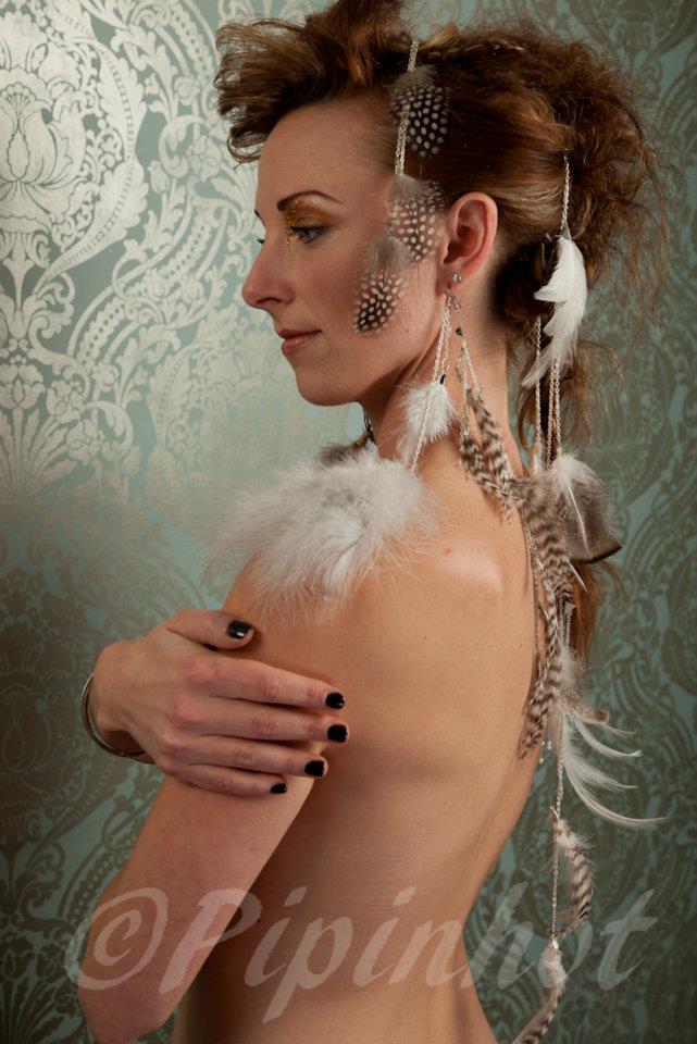 Female model photo shoot of Yvonne Yule Make-Up Art by Pipinhot Photo