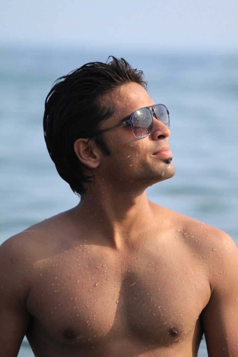 Male model photo shoot of Siraj Sheikhani in Crystal Beach, Ontario