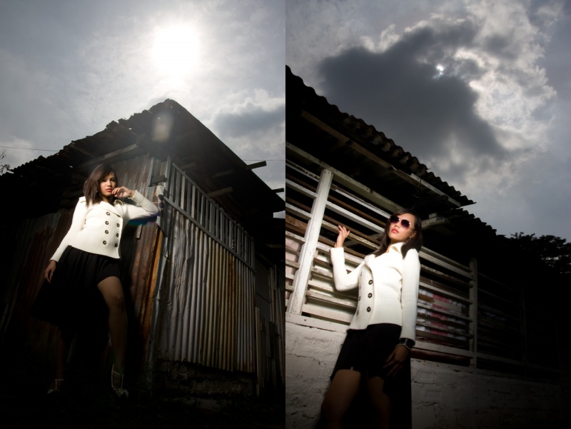 Male and Female model photo shoot of Honglim and Apple N in Kampung Buangkok - Singapore