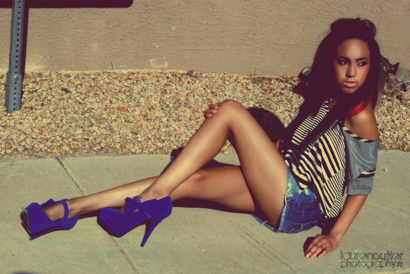 Female model photo shoot of Keyalove by L A U R E N C U T L E R in Glendale, AZ