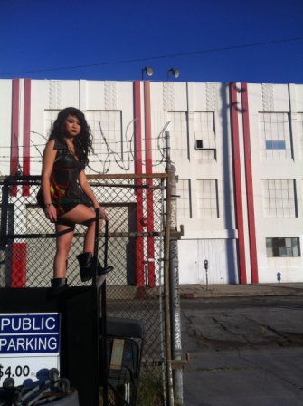 Female model photo shoot of Legra Michelle in Downtown Historic Art District