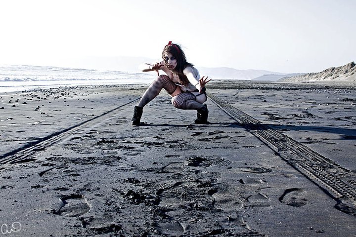 Female model photo shoot of Allyson Paige in Ocean Beach, SF