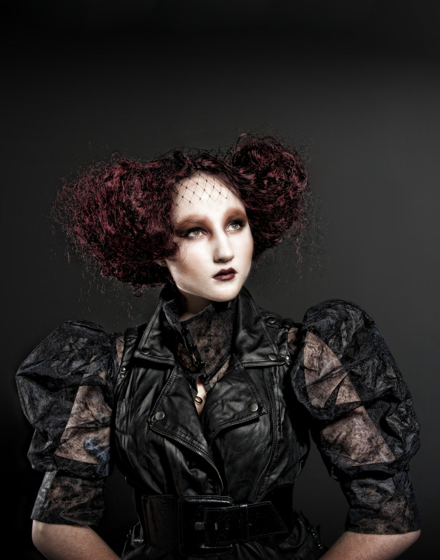 Female model photo shoot of AliceGreen by Robert Bedson, wardrobe styled by Joey Bevan Stylist , makeup by EmilyEmmett Make-up Art