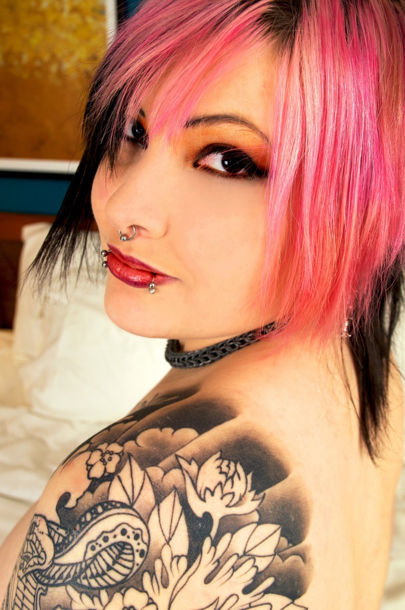 Female model photo shoot of Suicide Kiyo by Creekstone Photography
