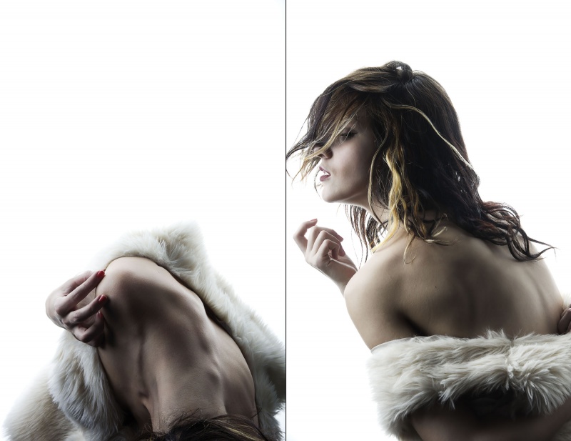 Female model photo shoot of Michayla Brubacher in Sheridan studio