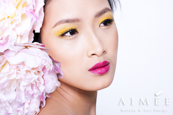 Female model photo shoot of Aimee Lam in Makeup, hair & photo by Aimee Lam