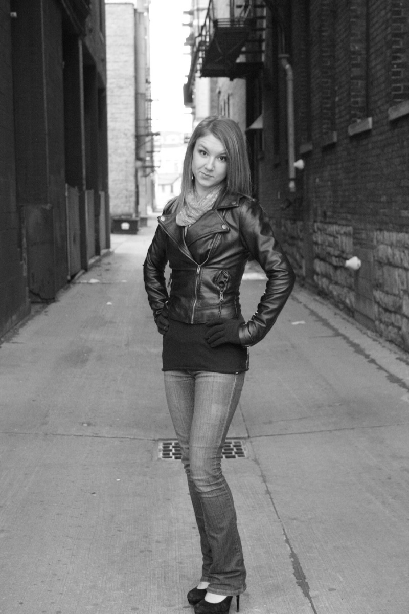 Female model photo shoot of RaeLynn  in Downtown Milwaukee