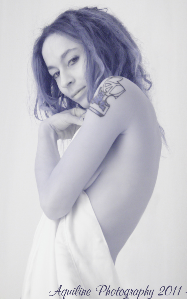 Female model photo shoot of Jenn Flower Child by AQ - Fantasy