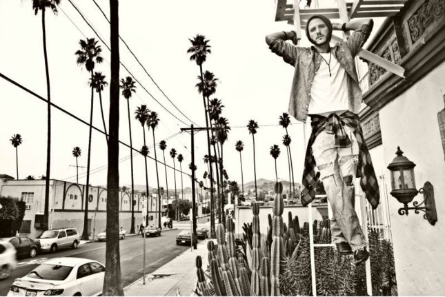 Male model photo shoot of Fox Chris by Jaleh Malakoutian  in Los Angeles, CA