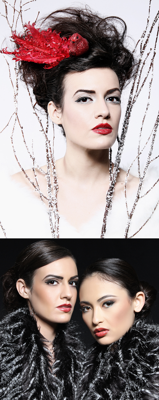 Female model photo shoot of Jenna Moreci and Lisa Kikui by Silke Gabrielle in Sunnyvale, CA, makeup by Simply Lexy
