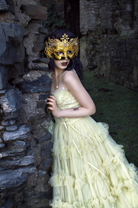 Female model photo shoot of Hara Zombiee by Photos by Montgomery in Raphoe Castle Donegal.