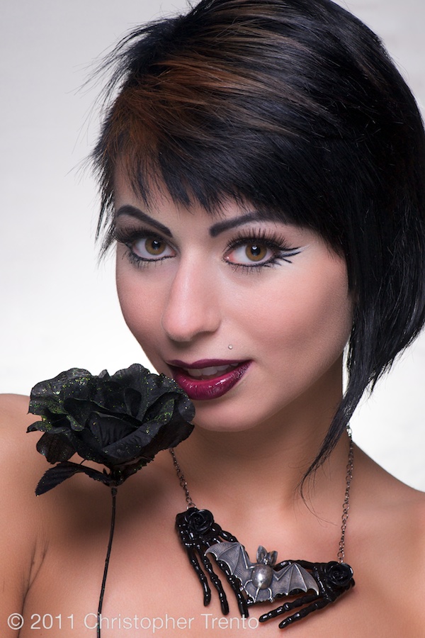 Female model photo shoot of Allison Goldfire by Chris Trento, makeup by Michelle Rivera MUA