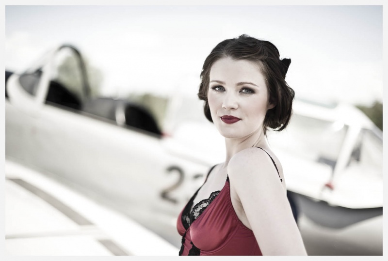 Female model photo shoot of Amy K Eaton in Camden Airfield
