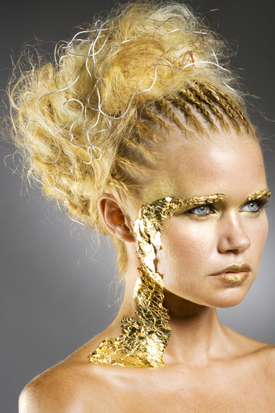 Female model photo shoot of Toni Giselle Hair
