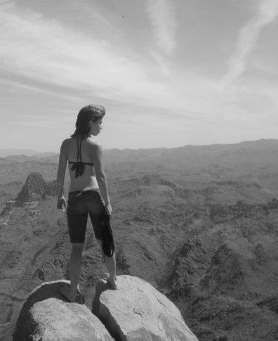 Female model photo shoot of BoraBora Sunshine in Superstition Mountains