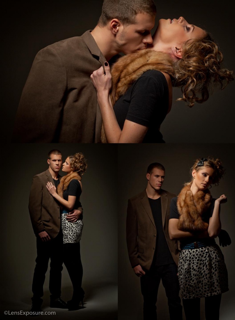 Male and Female model photo shoot of Anthony E and The Model Shai by Henry Alfonso Navarro in LensExposure Studios