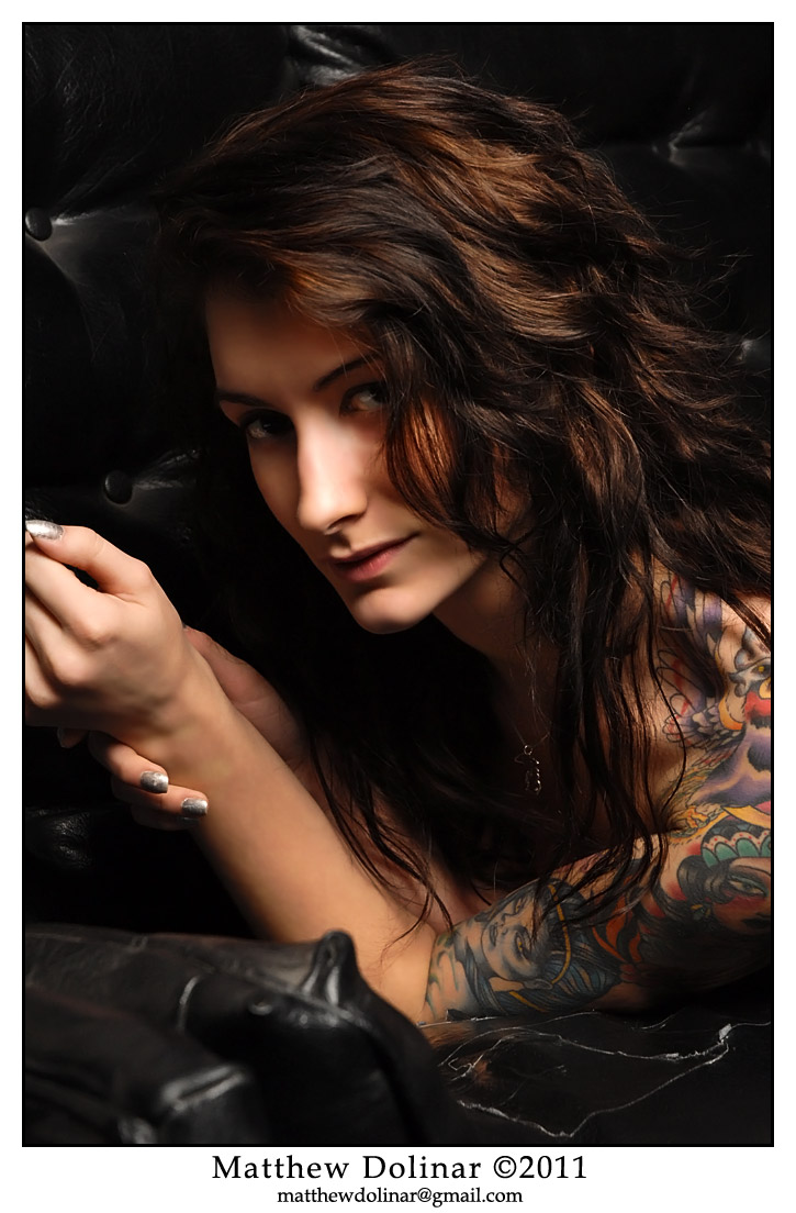 Female model photo shoot of Eevee Mae by Matthew Dolinar