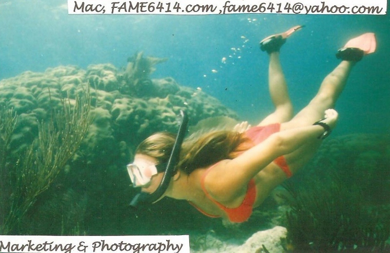 Male model photo shoot of Forrest McGinley in Malasses Reef Key Largo