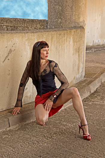 Female model photo shoot of Rosemarie Orwin by Tony Orwin