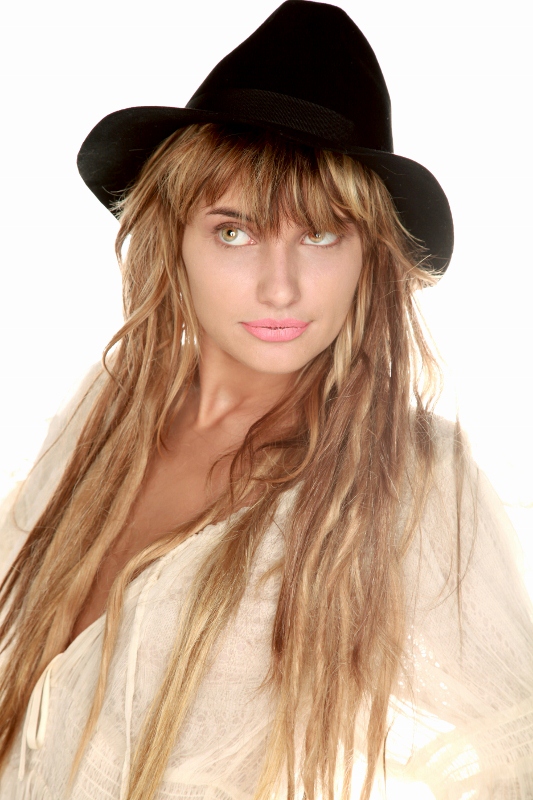 Female model photo shoot of Albina Didenko in Las Vegas, NV, hair styled by Platinum Entourage Inc