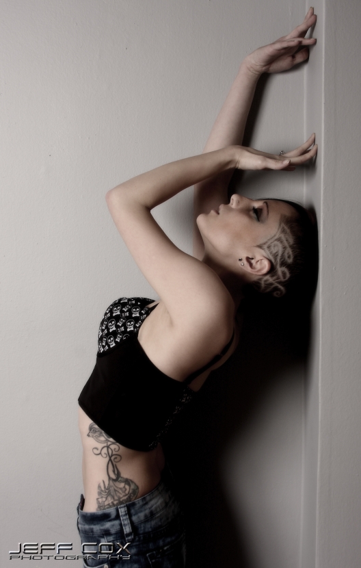 Female model photo shoot of Jixr Rage by Portrait Whisperer in Allentown PA