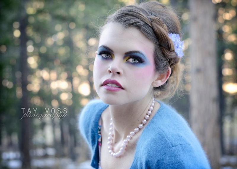 Female model photo shoot of Lyndsey CreativeStylist in Mt Charleston
