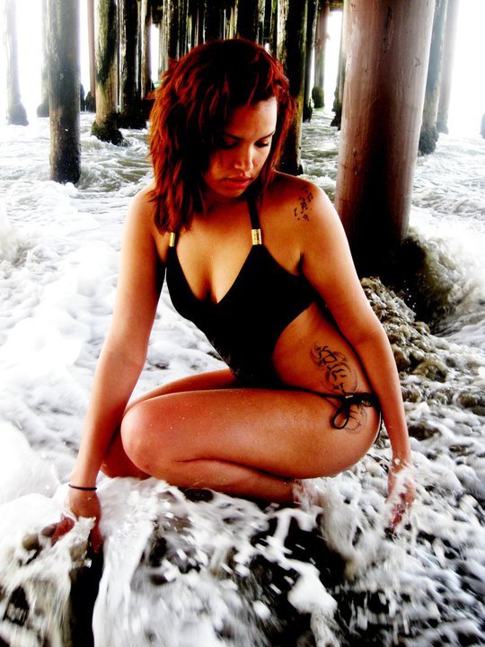 Female model photo shoot of Rianna Nicole in Carmel Beach