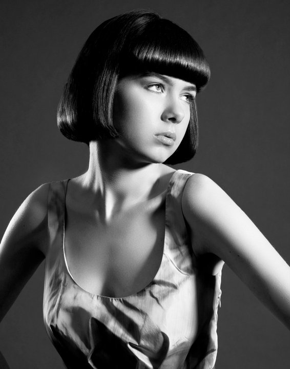 Female model photo shoot of MUA - Maxine Dadoush in London - Soho