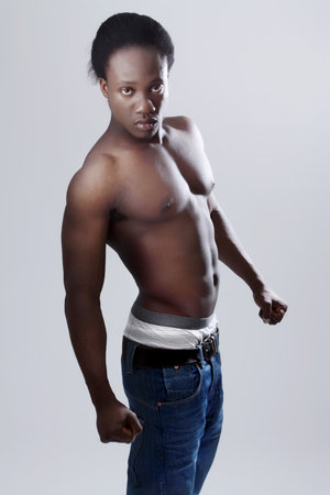 Male model photo shoot of Abraham Jeyifous in London