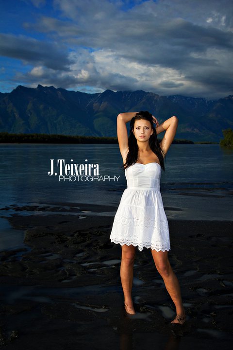 Female model photo shoot of Taylor Moss in Knik River, AK