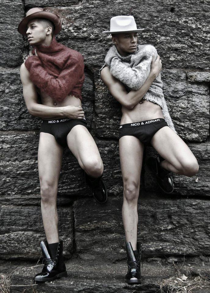 Male model photo shoot of The Harris Twin Models in Manhattan