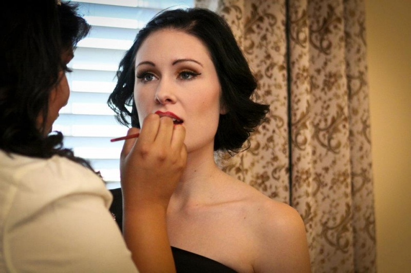 Female model photo shoot of Glitterazzi Makeup