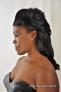 Female model photo shoot of Aaricka D and Netta2luvly, makeup by Everything Beau-T 