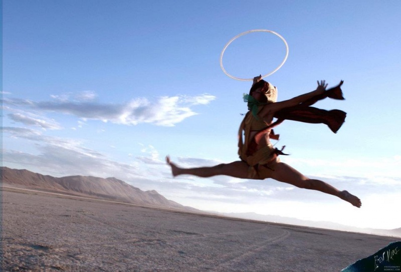Female model photo shoot of Karma Jane in Burning Man