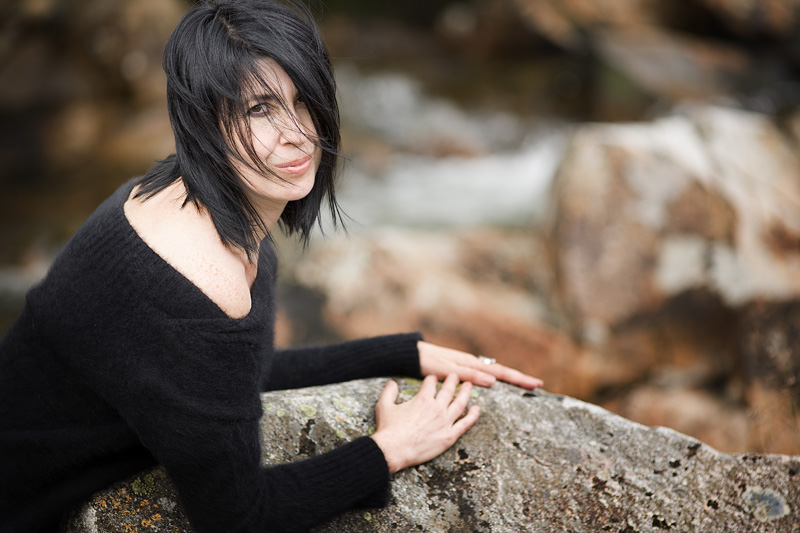 Female model photo shoot of Mary Fisher in Glen Etive