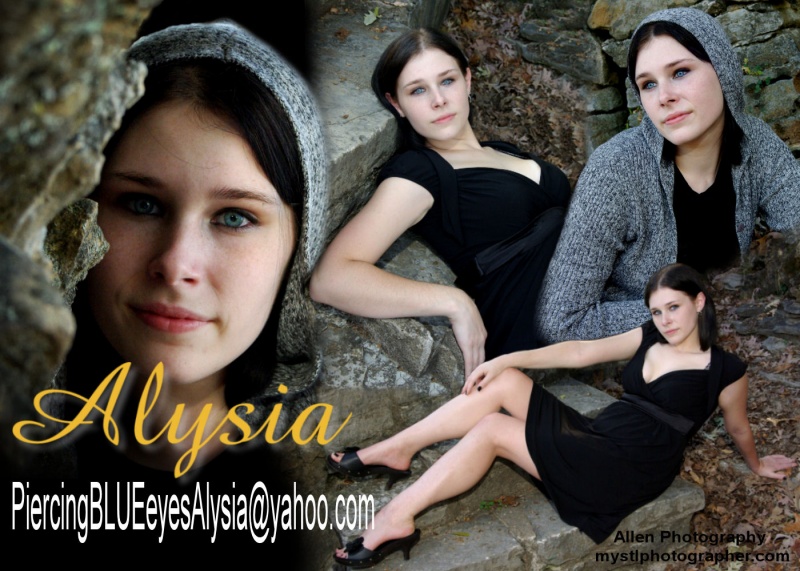 Female model photo shoot of MyStLouisPhotographer and Piercing Blue Eyes