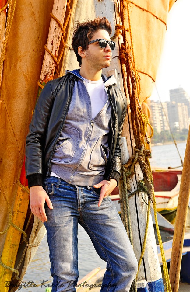 Male model photo shoot of Shierf West in Egypt on the Nile