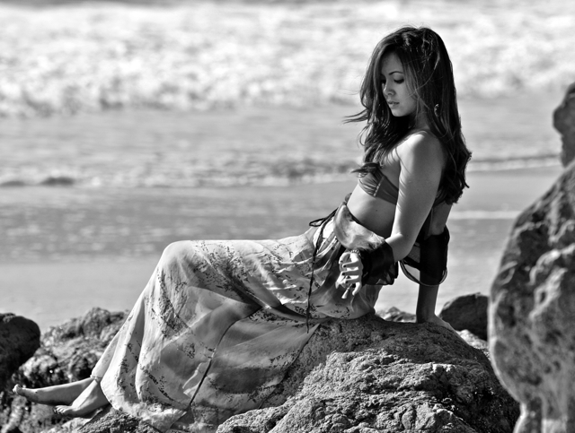 Female model photo shoot of Chanelami  in Malibu, Ca