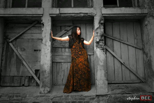 Female model photo shoot of SLsquare in Kota Tua, Jakarta, Indonesia.