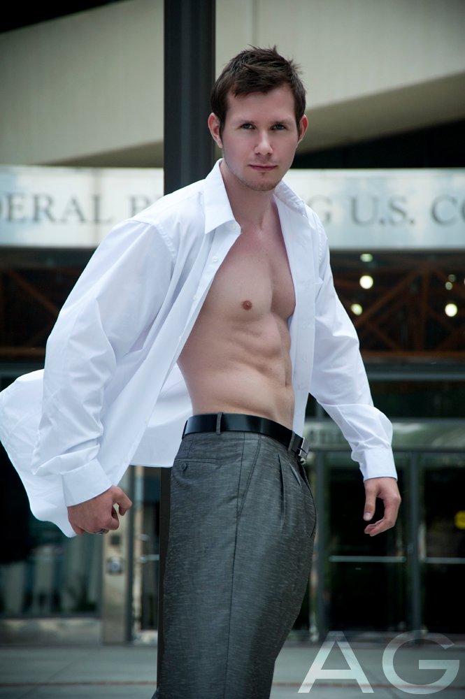 Male model photo shoot of Teron Sorensen in Downtown Anchorage Alaska