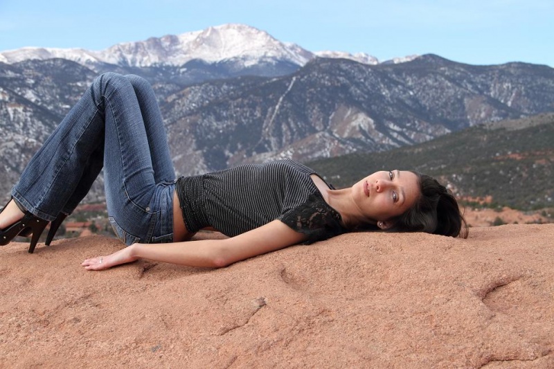 Female model photo shoot of Monchi by ALL ABOUT YOU PHOTO in Garden of The Gods