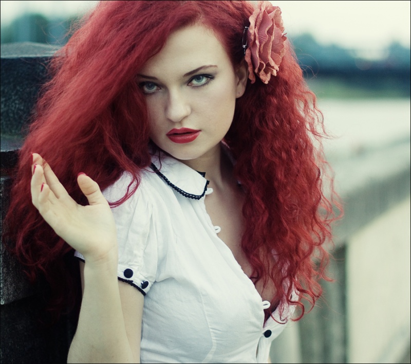 Female model photo shoot of KarolinaG in Poland