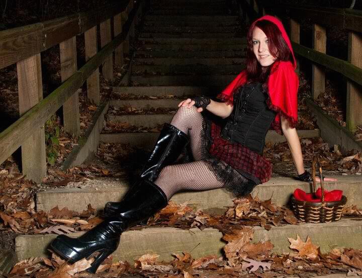 Female model photo shoot of Fay VonDair in Blendon woods metro park