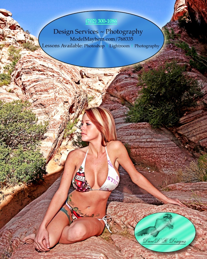 Male model photo shoot of davidrdesigns in Red Rock Canyon, Las Vegas